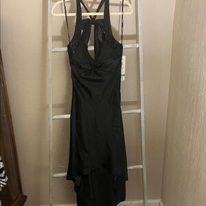 Night Way Collections Black High Low Dress